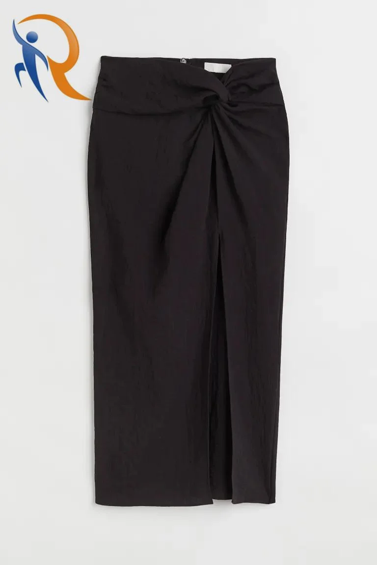 Women Fashion Draped Skirt