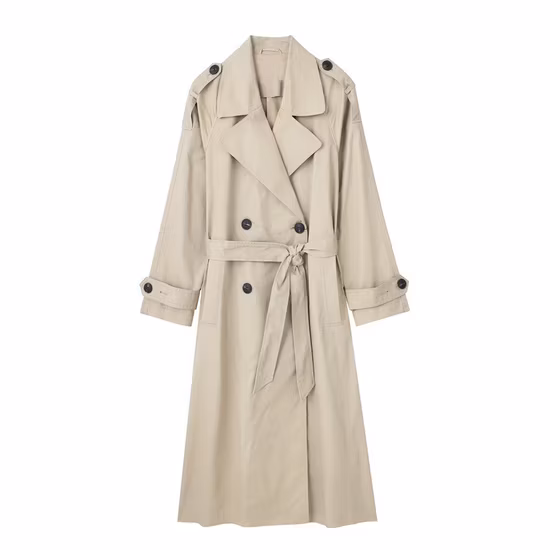 Trench Coat Women′ Style British Classic Gobal Fashion